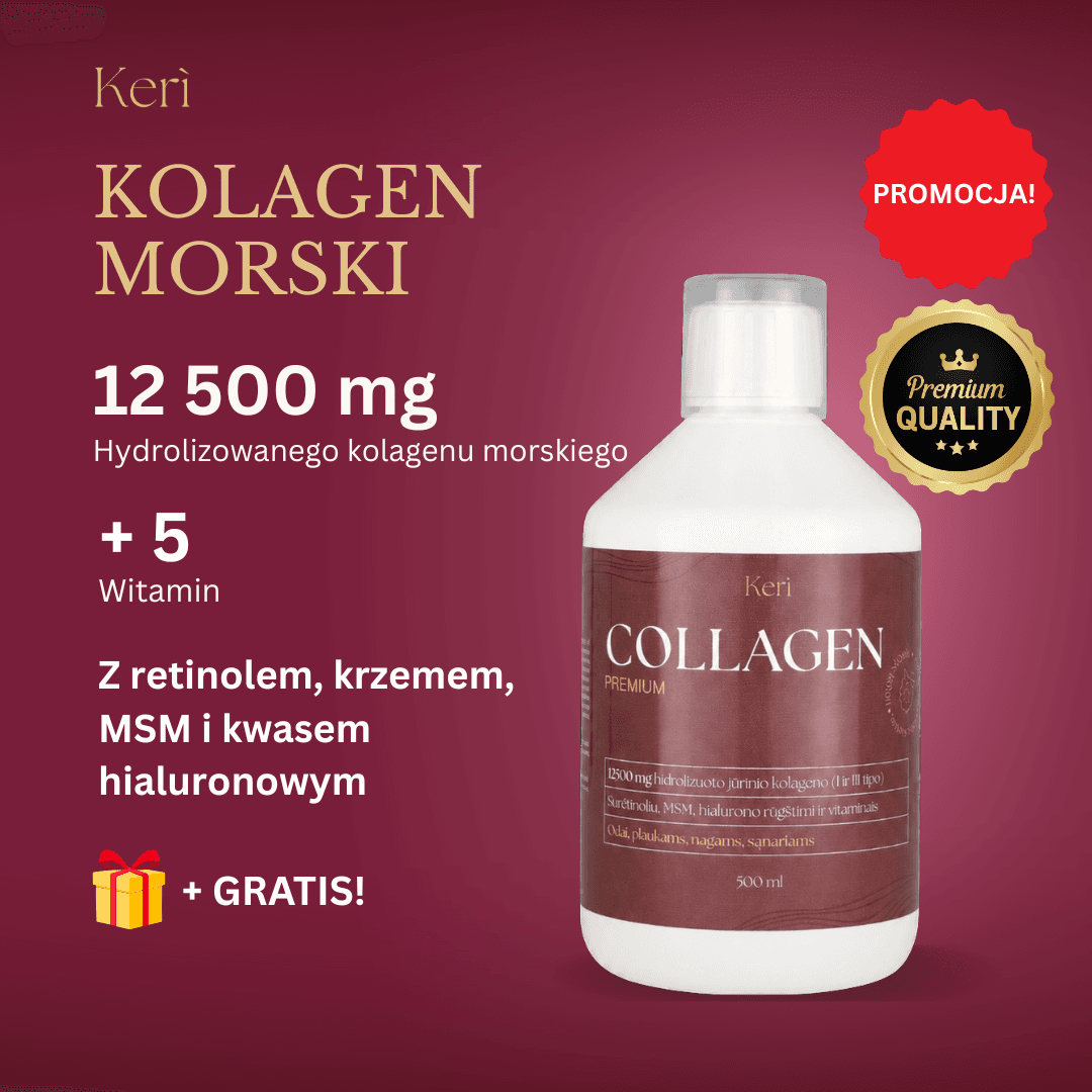 Hydrolizowany kolagen morski 12 500 mg (500 ml)