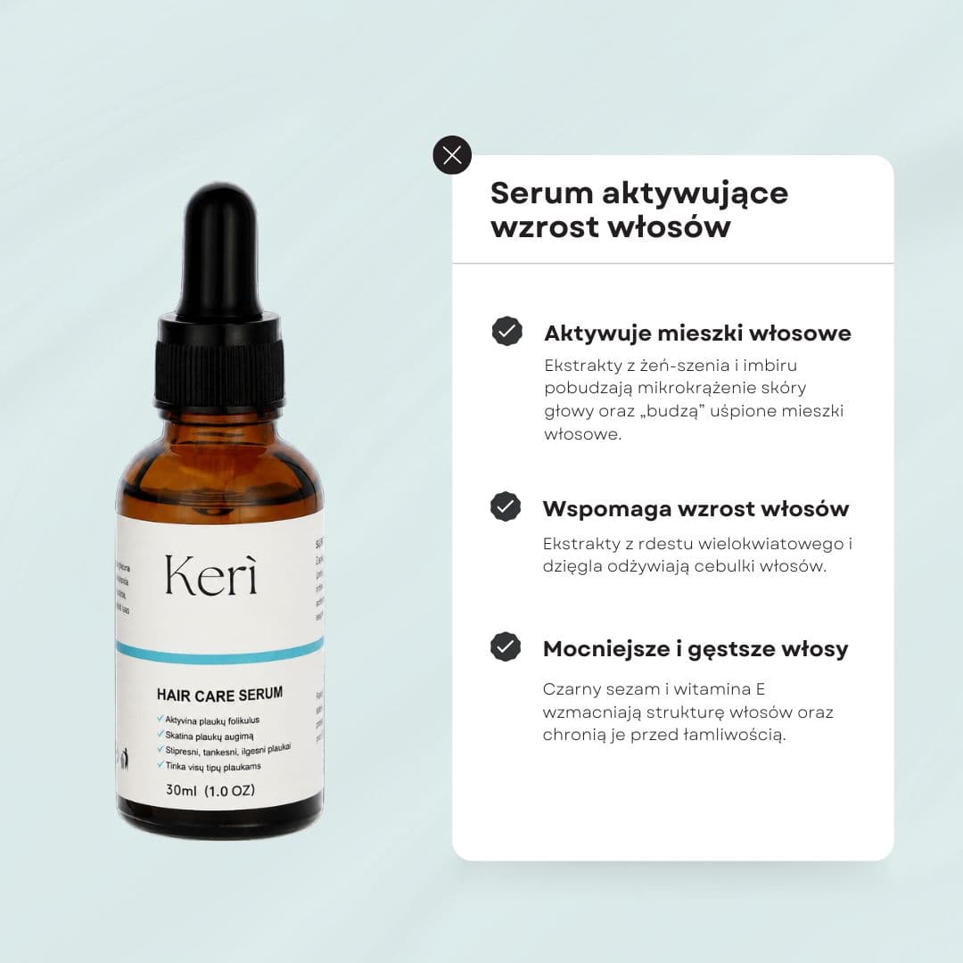 Serum aktywujące wzrost włosów 2