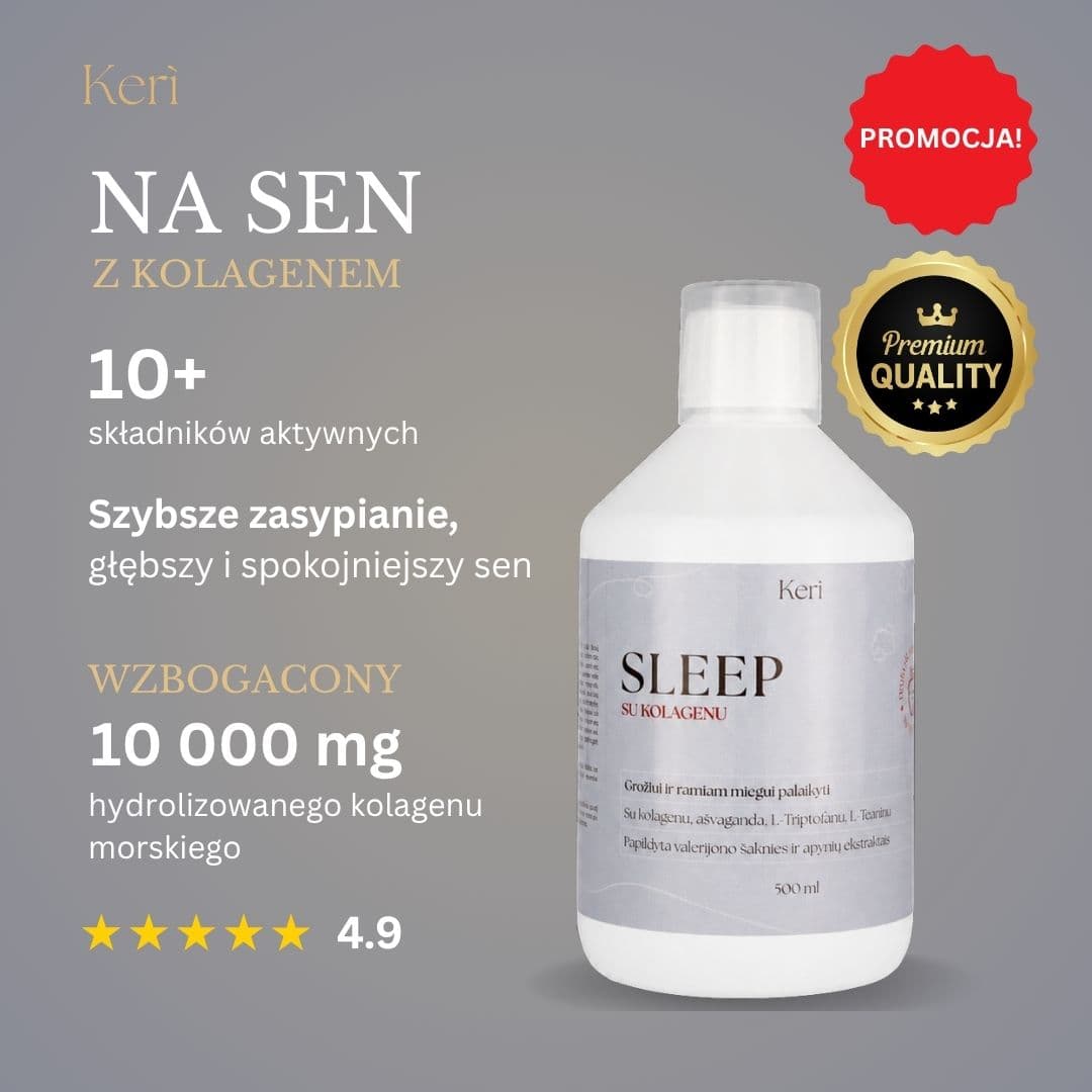 Specjalna formuła na sen z 10 000 mg kolagenu